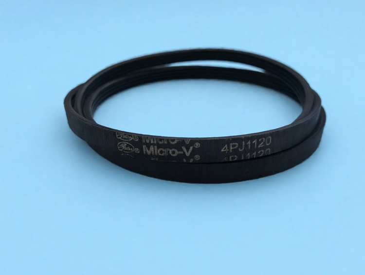 تسمه شیاردار ماشین لباسشویی گیتس مدل Gates Micro-V 4PJ1120 چهار شیار مشکی
